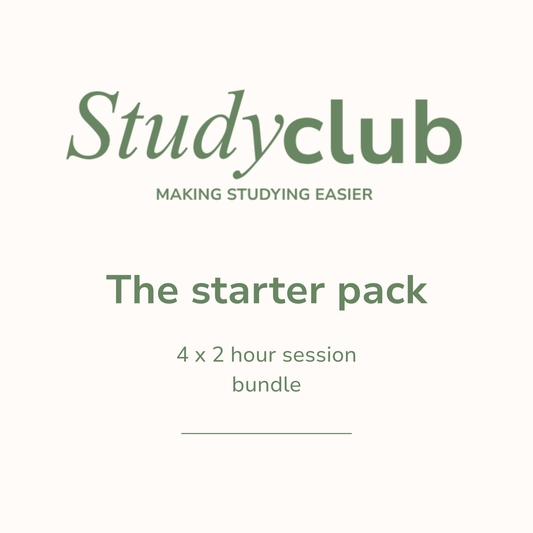 4 x Studyclub sessions bundle